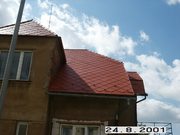 Očištění a nátěr střechy Malé Svatoňovice