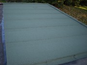 Hydroizolace střechy garáže - penetrace, 2 vrstvy asfaltové pásy