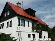 Nátěr dřevěných štítů, podhledů a oken