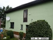 Nátěr fasády barva DUFA dle vzorníku RAL,dřevěných štítů Trutnov
