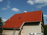 Očištění a nátěr střechy Kounov