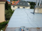 Nátěr ploché střechy polyuretanovou barvou