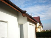 Obroušení dřeva na rodinném domě, napuštění dřeva penetrací