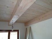 Protipožární nátěr dřevěných trámů