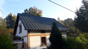 Rekonstrukce střechy, krytina Prefalz odstín antracit