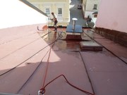 Nátěr střechy alkyd - uretanovou barvou, Trutnov