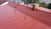 Nátěr střechy bytového domu, nátěr žlabů a svodů